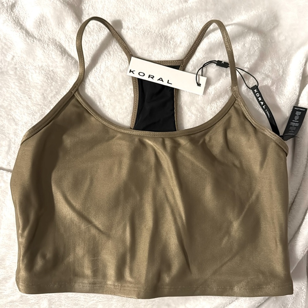 Koral Metallic Gold Tank